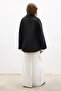 Satin Jacket with Leather Belt - 6