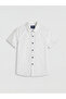 Nevavm Short-Sleeved Patterned Boy's Shirt with Difference