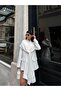 Women's Shawl Collar Tie-Up Jacket Dress - 5