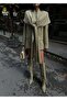 Women's Shawl Collar Tie-Up Jacket Dress - 5