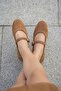 Tan Women's Buckled Elastic Easy-To-Wear Summer Dowry Bundle Ballet Flats B73Ynav - 3