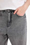 100% Cotton Baggy Fit Jean Washed Trousers B3925Ax26Sp - 4