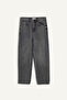100% Cotton Baggy Fit Jean Washed Trousers B3925Ax26Sp - 6
