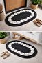 Handmade Snail Model Bathroom Mat in Front of the Sink - 2