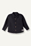 100% Cotton Polo Collar Muslin Long Sleeve Shirt for Baby Boy G7096A526Sp