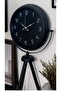 Simple Black Tripod Stand Clock Lwlhm-Ytrs345