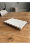 Footed Marble Presentation Tray and Oil Dish Base – 25X15 cm Rectangular Marble Tray - 3