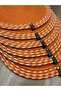 Herakles 6 Pieces Wicker Plate Mat / American Service Lux Presentation Plate Mat with Stripes - 2
