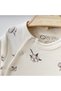 Cotton Printed Unisex 100% Cotton Sleep & Daily Jumpsuit with Booties and Gloves - 2