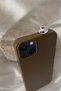 iPhone 15 Silicone Case with Chocolate Coffee Details