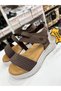 Genuine Leather Brown Daily Orthopedic Girls' Sandals - 4