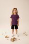 100% Cotton Girl's T-Shirt\T-Shirt 100% Cotton Shorts in One Set - 3