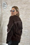 Imported Coffee Self-Tasseled Women's Knitwear - 2