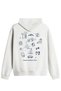Winter Club Printed Unisex Hooded Collar Hoodie - 2
