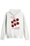 Tomatoes Printed Unisex Hooded Collar Hoodie - 2