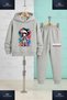 Children's Unisex Astronaut Girl Colorful Canvas 3-Piece Hooded Tracksuit Set - 3