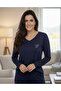 Women's Modal Fabric High Quality 100% Cotton Pajama Set - 3