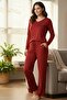 Women's Modal Fabric High Quality 100% Cotton Pajama Set - 2