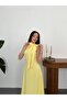 Women's Bow Detailed Zero Sleeve Long Dress - 6