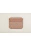Pink Glittery Faux Leather 5-Compartment Slim Model Card Holder - 2