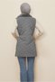 Waist-Tieded Quilted Vest 46218 - 4