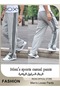 Men's Stright Wide Leg Sweatpants, Loose Fit Casual Sports Pants Workout Sweatpants with Zip Pockets - 3