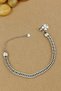 Steel Bracelet - 316L Steel Clover End Charm Tight Chain Non-Tarnish Non-Fade Steel Bracelet 18+5 cm - 4
