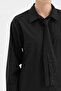 Women's Cuff-Look Tie Detailed Design Shirt - 7