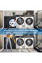 SKY-TOUCH 4pcs Anti Vibration Pads for Washer Dryer Shock and Noise Cancellation, Washing Machine Stand to Prevent Shifting, Shaking Walking for Home - 8
