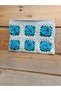 Rose Motif Clutch Bag - 4
