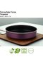 Set of 3 Granite Round Baking Trays - Plum - 3