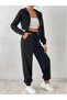 Women's Seasonal Flat Sweatpants with Elastic Cuffs - 2