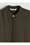 Lcw Grace Khaki Hakim Collar Textured Women's Shirt Tunic - 7