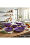 10 Parça Granit Set Çelik Kapak - Violet