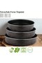 Set of 3 Granite Round Baking Trays - Black - 2