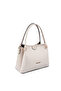 Sand Beige - Sand Plaid Line Square Women's Handbag Sp1254 - 4