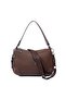 Coffee - Brown Honeycomb Women's Shoulder Bag Sp1269 - 5
