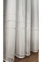 Ecru Bamboo Floor Gray Striped Tulle Curtain 1/3 Dense Pleats No Wrinkle No Ironing Required - 3
