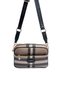 Coffee - Black Plaid Women's Crossbody Bag Sp1267