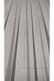 Ecru Bamboo Ground Brown Striped Tulle Curtain 1/3 Dense Pleats Non-Crinkle Non-Iron Skirt with Lead Line - 4