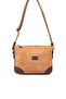 Taba - Brown Suede Women's Crossbody Bag Sp784