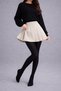 3 Black 3 White Girls' School Tights, 50 Micron Girls' Socks, Girls' Socks - 5