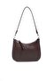 Coffee - Coffee Plain Women's Shoulder Bag Sp1259