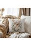 Decorative Throw Pillow Cover, Watercolor Deer Pattern, 43X43 cm Double-Sided Printed Velvet - 6