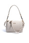 Sand Beige - Sand Beige Plaid Line Square Women's Crossbody Bag Sp910 - 7