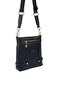 Black - Women's Crossbody Bag with Black Logo Sp1120 - 2