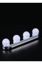 مرآة مكياج بإضاءة LED - 4 مصابيح قوية - تصميم لاسلكي وقابل للحمل - 4