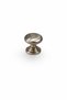 Inox Brass Drawer and Cabinet Knob – Modern Metal Furniture Handle – Set of 5 - 3
