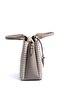Sand Beige - Sand Plaid Line Square Women's Handbag Sp969 - 5