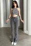 Rodilly Women's Smoked Lycra High Waist Spanish Flare Jeans - 2